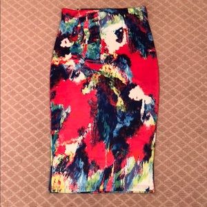 NWT Colorful Skirt